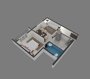 1BHK flat for sale in Candeur Signature Apartment Bengaluru