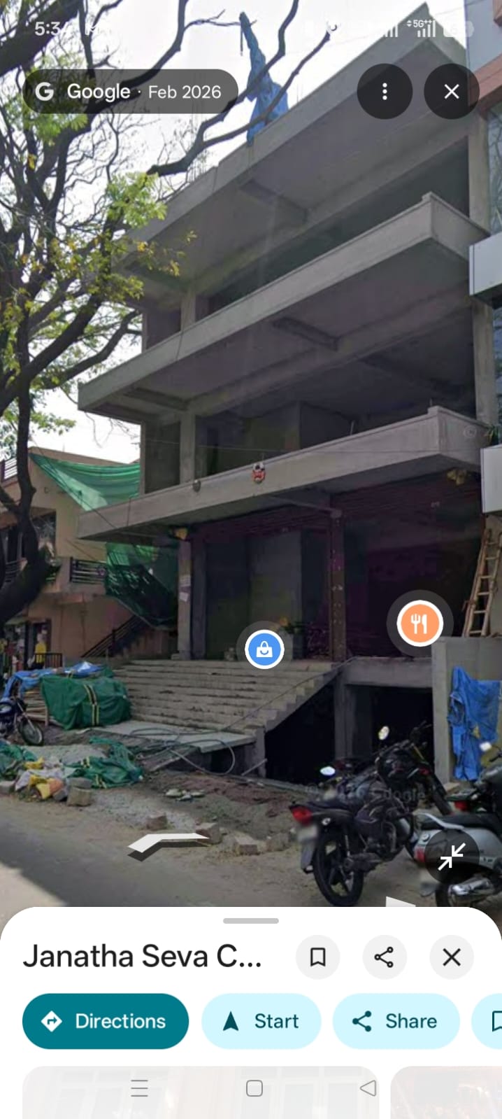 B+G+1F+2F Commercial Property For Rent Mahalakshmi Layout