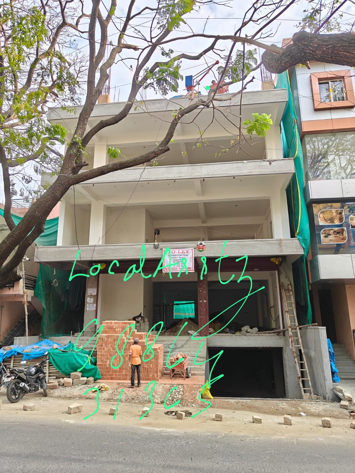 B+G+1F+2F Commercial Property For Rent Mahalakshmi Layout