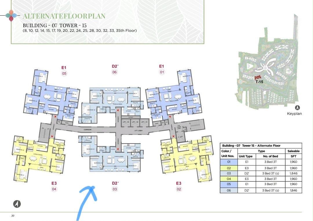 3BHK Flat for sale in Prestige Park Grove Bengaluru