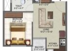 1BHK Flat for sale in Sowparnika ashiyana apartment in Bengaluru